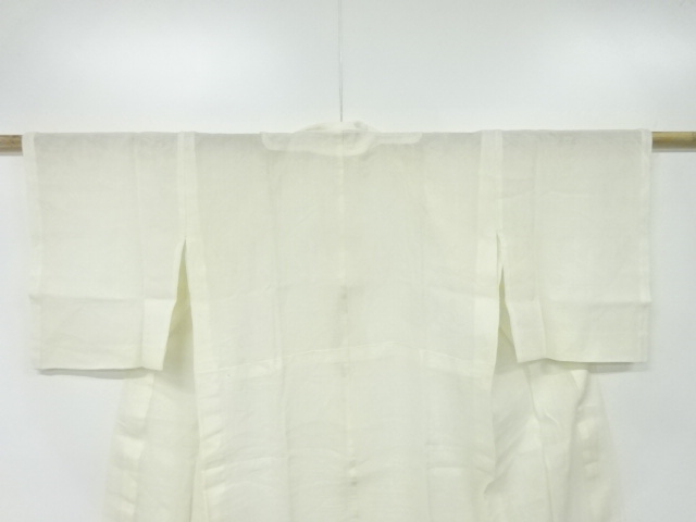  アンティーク　すかし織流水に草花模様夏用長襦袢